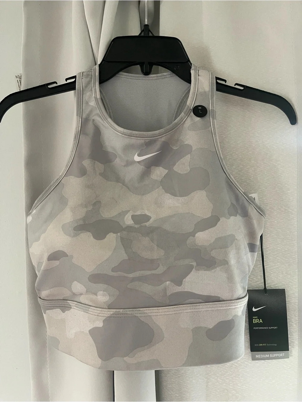 BRAND NEW WITH TAGS Nike Pro Dri Fit Crop Top with Mesh Back Size Large